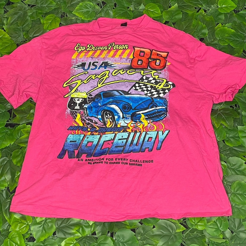 Sag Cart Raceway Pink T-shirt